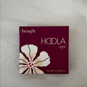 Benefit Hoola Light Bronzer in Maroon Floral Box